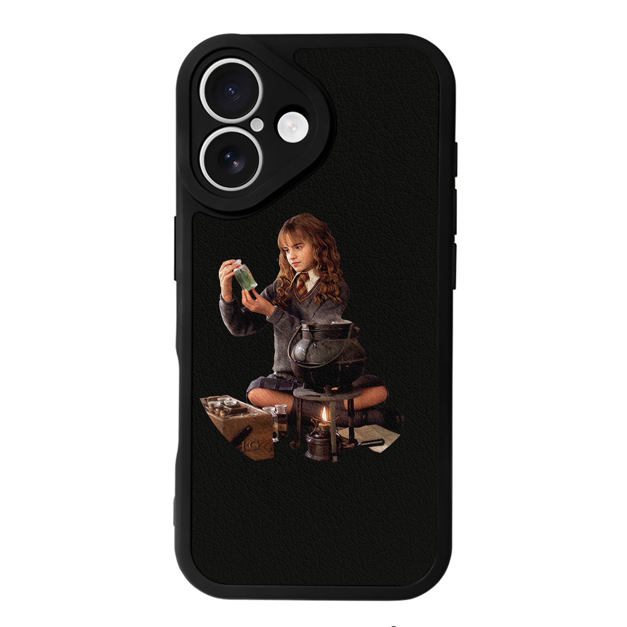 （画像用） Harry Potter ハリー・ポッターシリーズ 【iPhone 16シリーズ対応】シリコンスマホケース（レザー調） 材質：シリコン